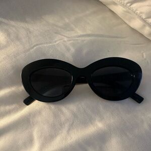 Le Specs Fluxus Black Sunnies